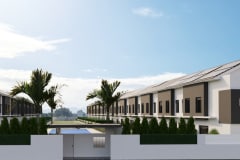 Residencial MARPLUS 2 vista zonas comunes. Obra nueva en Gandia