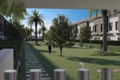 Residential MARPLUS 2 view common areas. New construction in Gandia