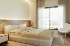 MarPlus 2 Teilansicht Hauptschlafzimmer Bettbereich