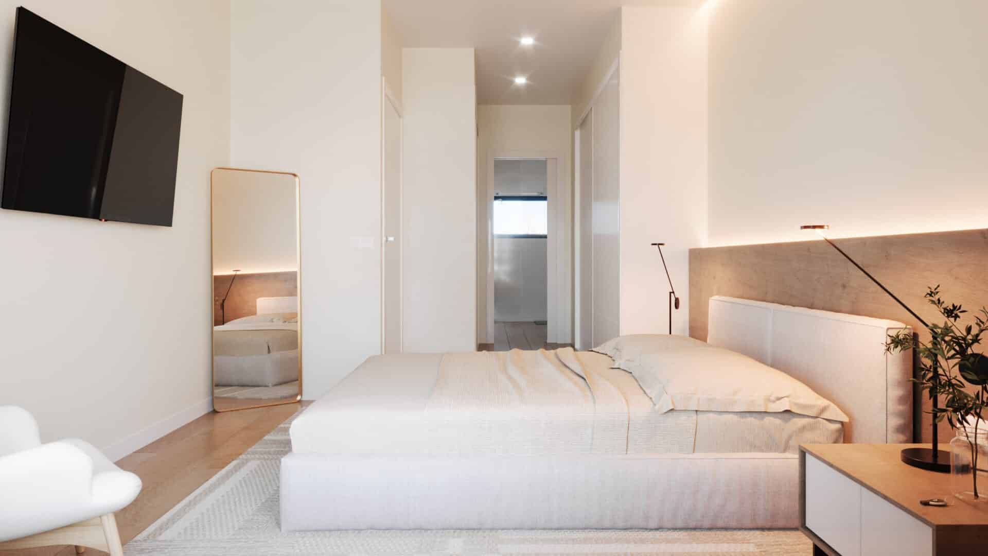 MarPlus 2 vista parcial habitación principal zona de cama