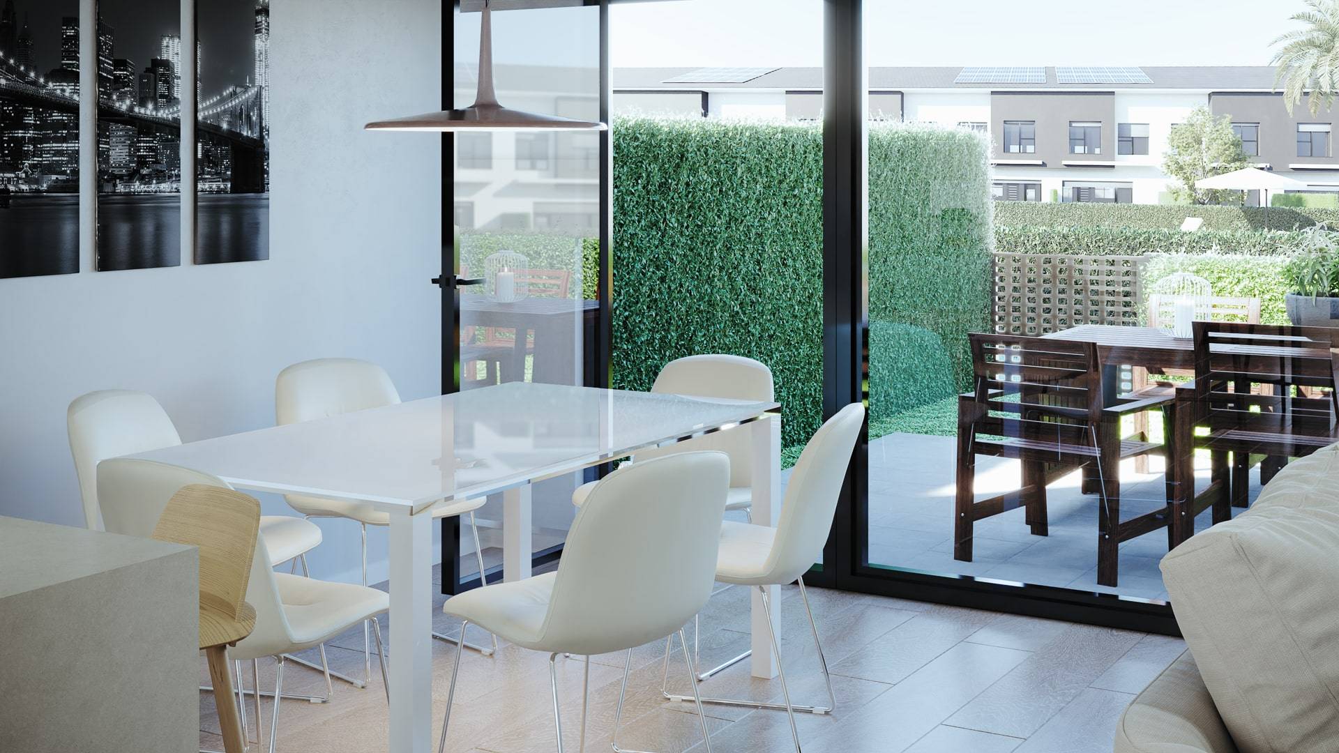 Residencial MARPLUS vista comedor.